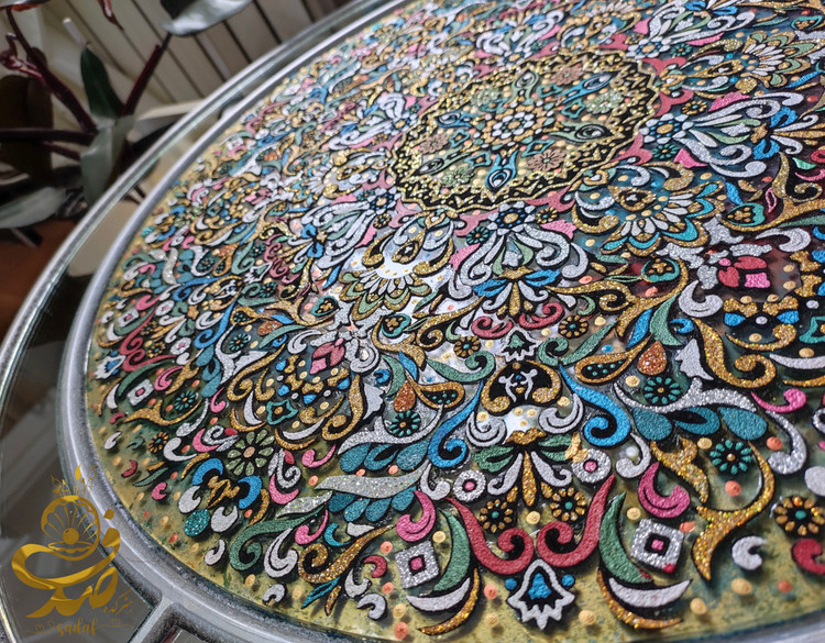 تابلو پرشنگ روی شیشه
